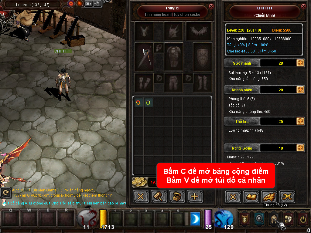 Chức năng chính của Game MU Bảo Châu